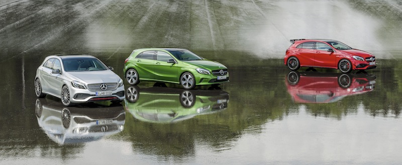 Mercedes-Benz shows the new-generation A-Class. u00e2u20acu201d AFP pic