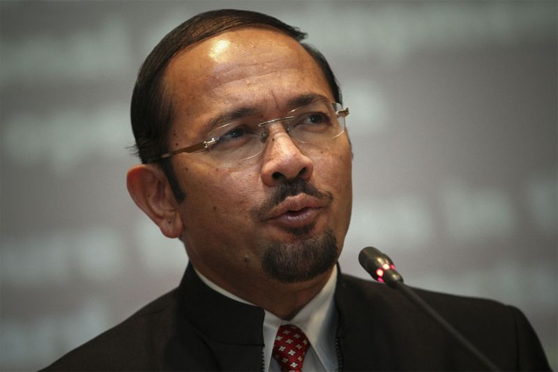 Datuk Mustafar Ali deliver a speech at the International Anti-Corruption Conference in Putrajaya, September 3, 2015. u00e2u20acu2022 Picture by Yusof Mat Isa