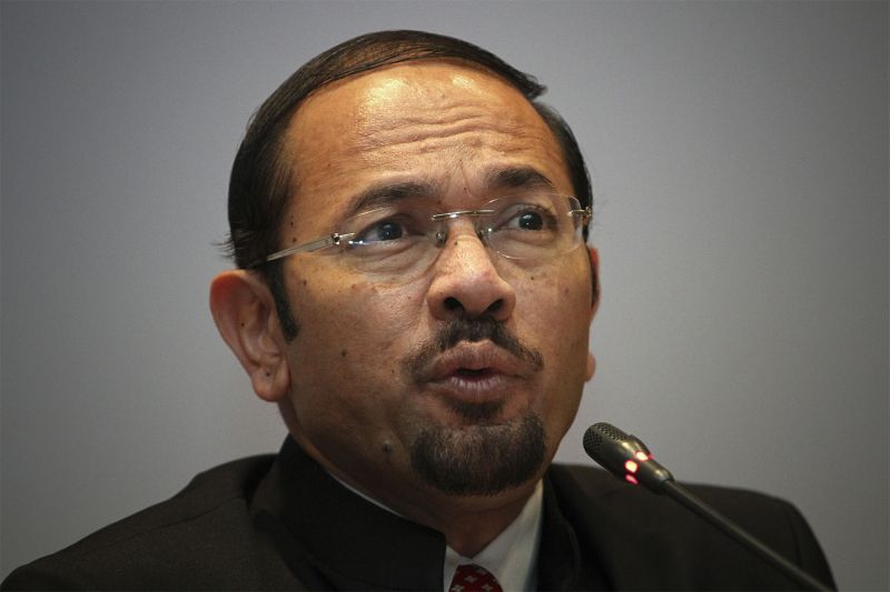 Datuk Mustafar Ali deliver a speech at the International Anti-Corruption Conference in Putrajaya, September 3, 2015. u00e2u20acu2022 Picture by Yusof Mat Isa