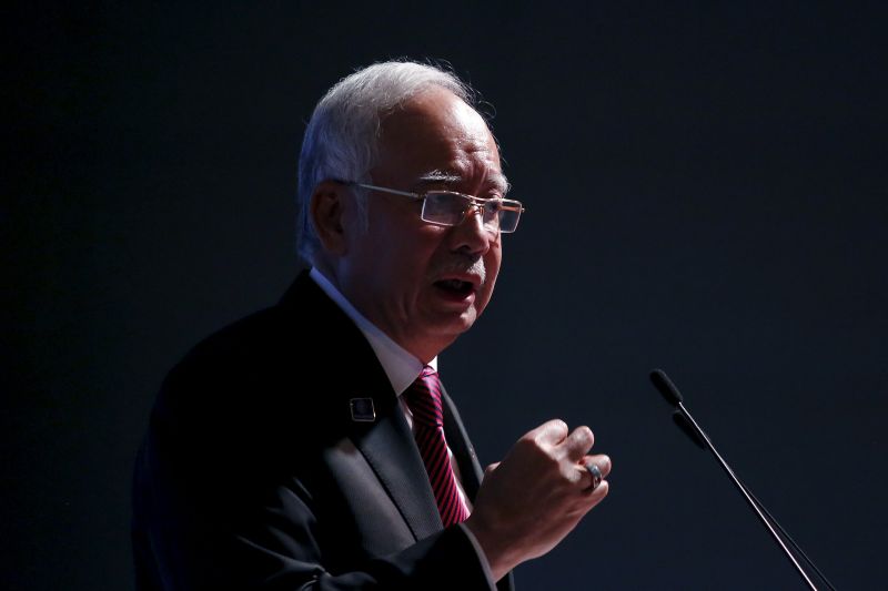 Prime Minister Datuk Seri Najib Razak speaks at the World Capital Market Symposium in Kuala Lumpur, Malaysia, September 3, 2015. u00e2u20acu2022 Reuters pic