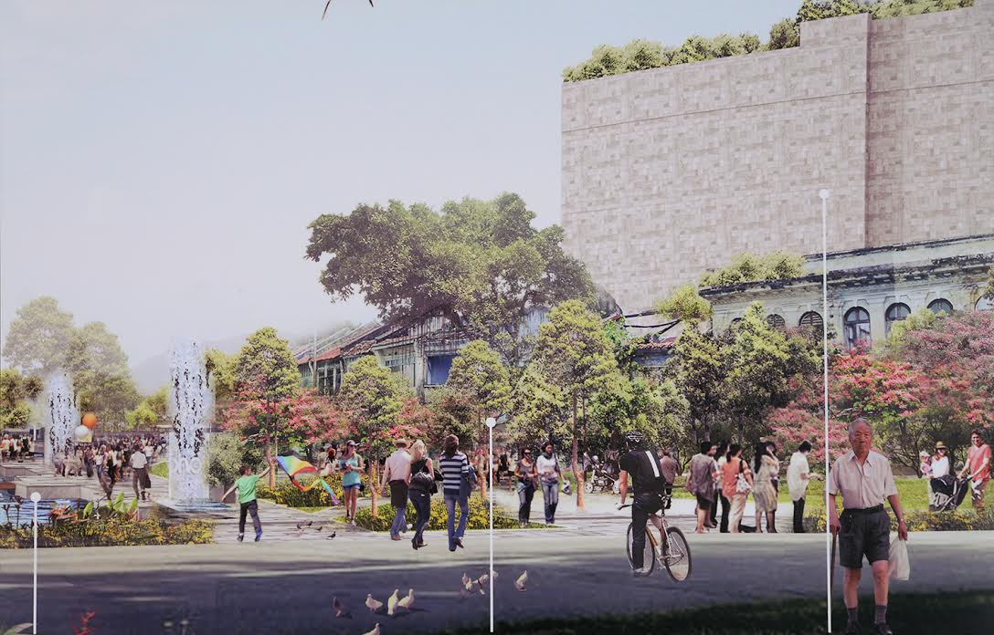 An artist's impression of the Ilham Penang at the Penang Heritage Arts District. — Picture by K.E.Ooi