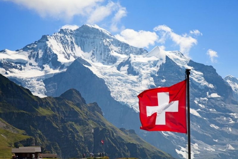 It may get chilly, but Switzerland is the best place in the world for seniors to live, according to recent research. Here, the Swiss flag flies in the mountains near Bern. u00e2u20acu201d AFP pic