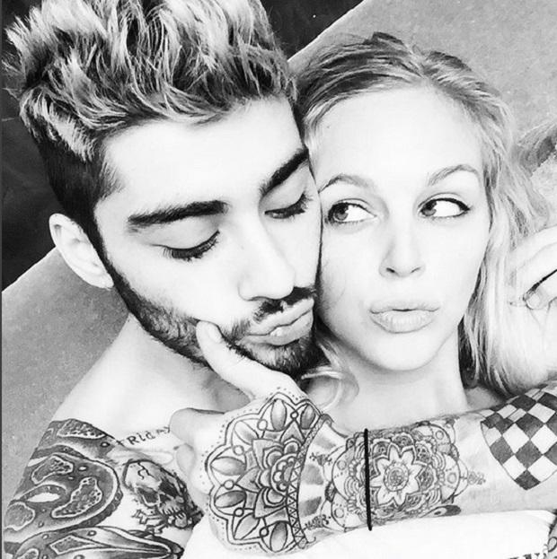 Zayn Malik has caused quite a buzz after posting a picture of himself on Instagram snuggling with a pretty blonde girl.