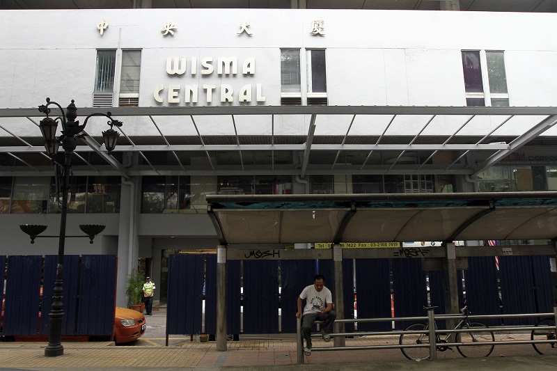 Project for Public Spaces (PPS) is eyeing a potential pilot project to turn Wisma Central in Jalan Ampang, Kuala Lumpur into a better public space. Picture taken October 2, 2015 — Pix by Yusof Mat Isa