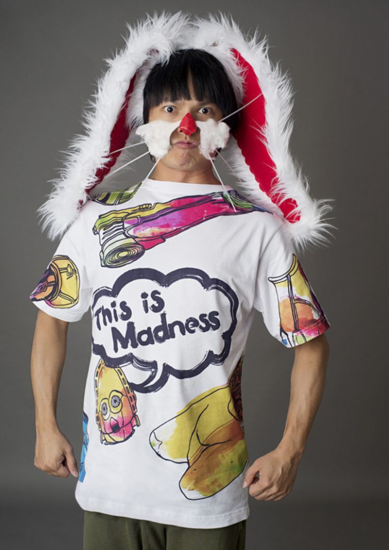 Dennis Chew (left) will perform White Rabbit Red Rabbit in Mandarin at the M1 Singapore Fringe Festival 2016. — Picture courtesy of Pink Elephant Labs