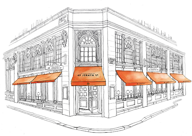 Old-school glamour meets contemporary London this October with the opening of 45 Jermyn Street. — Picture via FortnamandMason.com