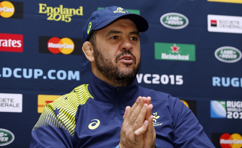 Australia head coach Michael Cheika during the press conference  at The Lensbury Hotel, Teddington, Middlesex.u00c2u00a0u00e2u20acu201d Reuters pic