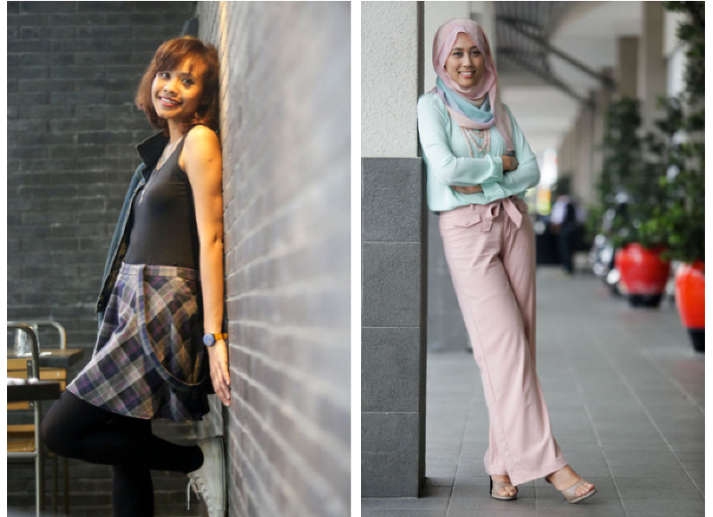 Mimi Azeera Abdullah (left) and Dewi Dahlia Rani Ismail Hadi (right) speak to Malay Mail Online on September 22, 2015, in Kuala Lumpur. — Picture Choo Choy May