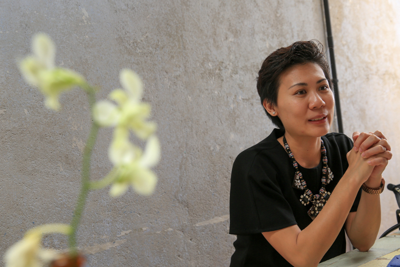 Nelissa Hilman speaks to Malay Mail Online on September 21, 2015, in Kuala Lumpur. — Picture by Saw Siow Feng