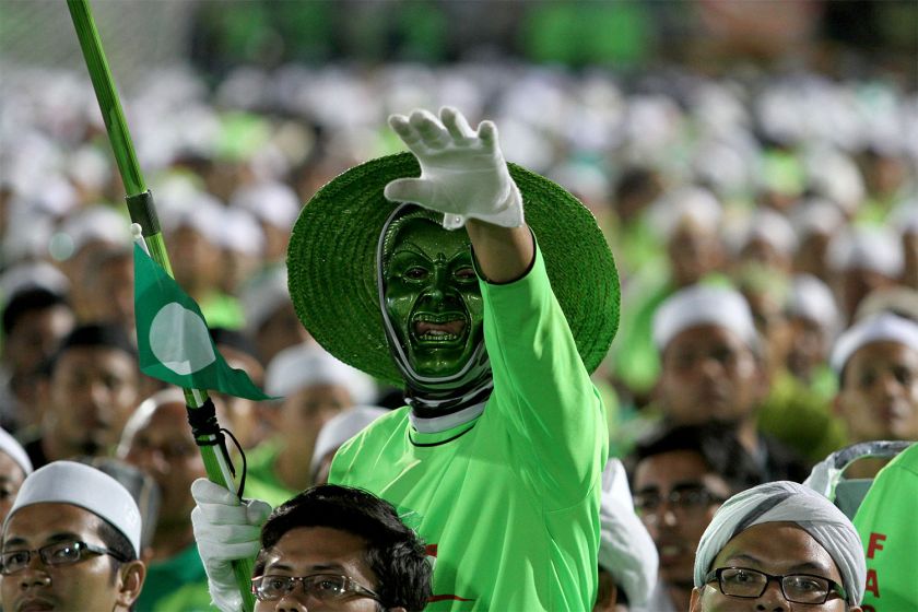 PASu00e2u20acu2122 Himpunan Fastaqim-H60k gathering at Sultan Muhammad IV stadium in Kota Bharu, Kelantan, October 17, 2015. u00e2u20acu201d Picture by Kamles Kumar