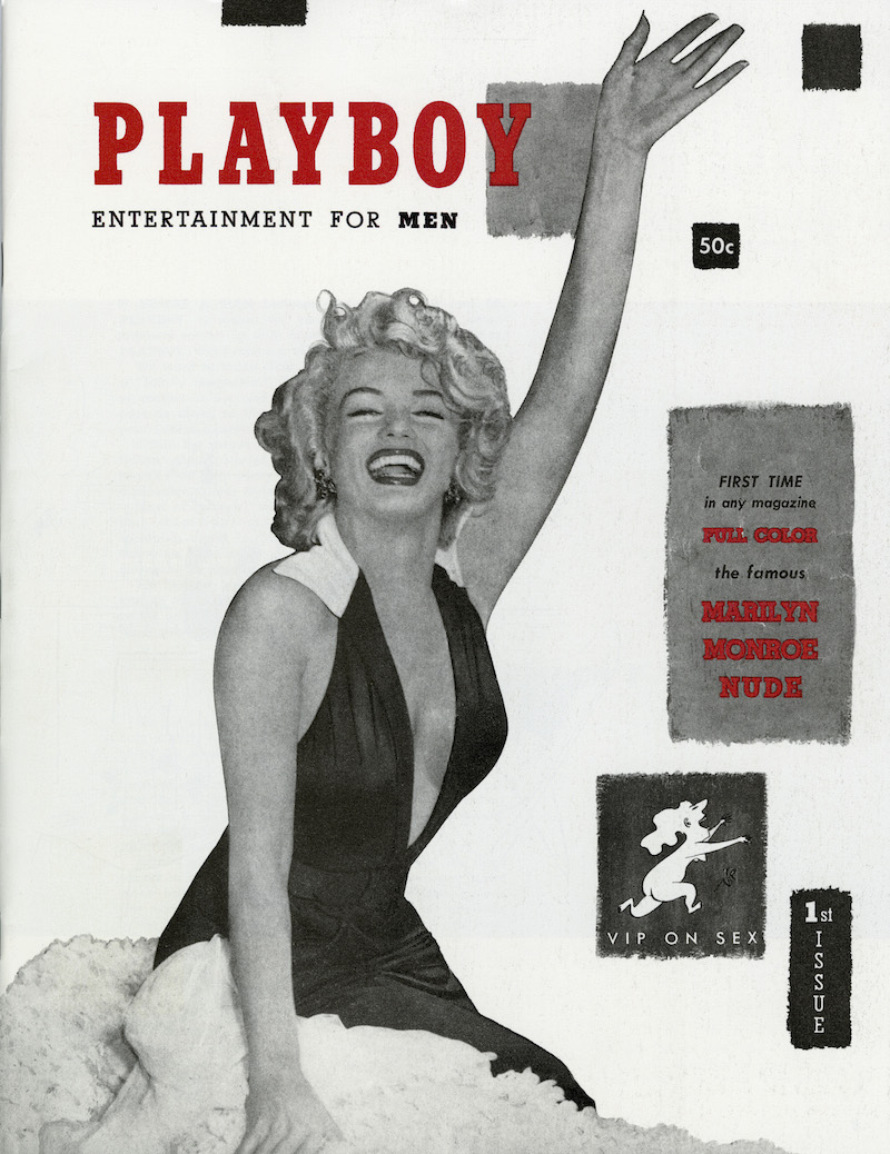 In an undated handout photo, Marilyn Monroe on the cover of Playboy magazine. As part of a redesign that will be unveiled in March 2016, Playboy will still feature women in provocative poses. But they will no longer be fully nude. — Picture by Playboy via The New York Times