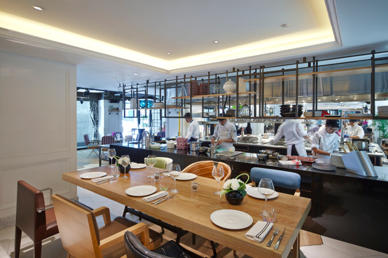 Xperience, the restaurant at Sofitel So Singapore, a boutique hotel designed by Karl Lagerfeld in the heart of the city’s financial district. Breakfast, an extensive feast of international choices, is free for guests. — Jorg Sundermann via The New Yor