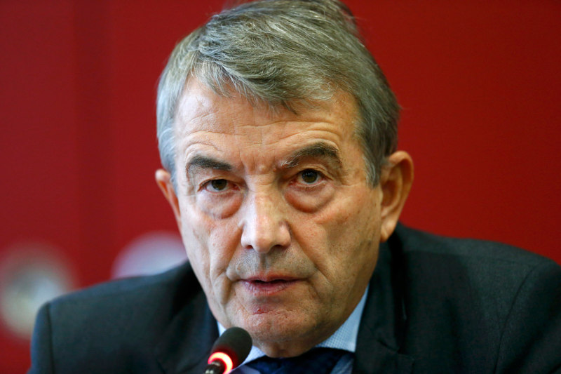 Wolfgang Niersbach, president of the German Football Association (DFB) addresses a news conference at the DFB headquarters in Frankfurt October 22, 2015. u00e2u20acu201d Reuters pic