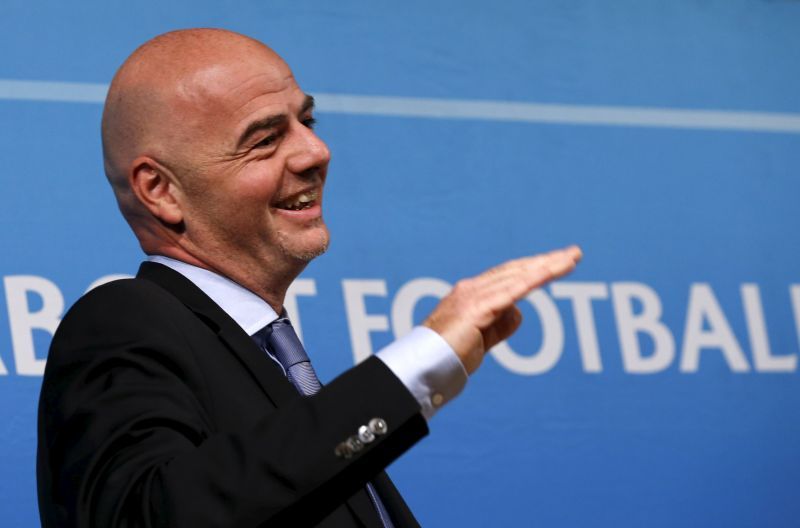 UEFA president Michel Platini remains a candidate for FIFA president, UEFA secretary-general Gianni Infantino said after UEFA executive committee meeting, UEFA headquarters, Nyon, Switzerland, October 15, 2015. REUTERS/Denis Balibouse