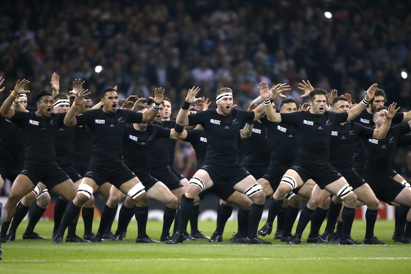 New Zealand perform the Haka before the New Zealand v Georgia IRB Rugby World Cup 2015 Pool C game at Millennium Stadium, Cardiff, Wales. u00e2u20acu201d Reuters pic