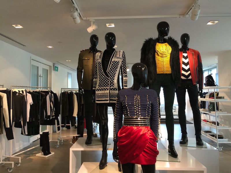 Some of the items from the new H&M x Balmain collection. — TODAY pic