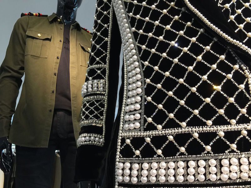 Exquisite detailing on the new collaboration H&M x Balmain screams u00e2u20acu02dcBalmainu00e2u20acu2122 u00e2u20acu201d but comes at a lower price point. u00e2u20acu201d TODAY pic
