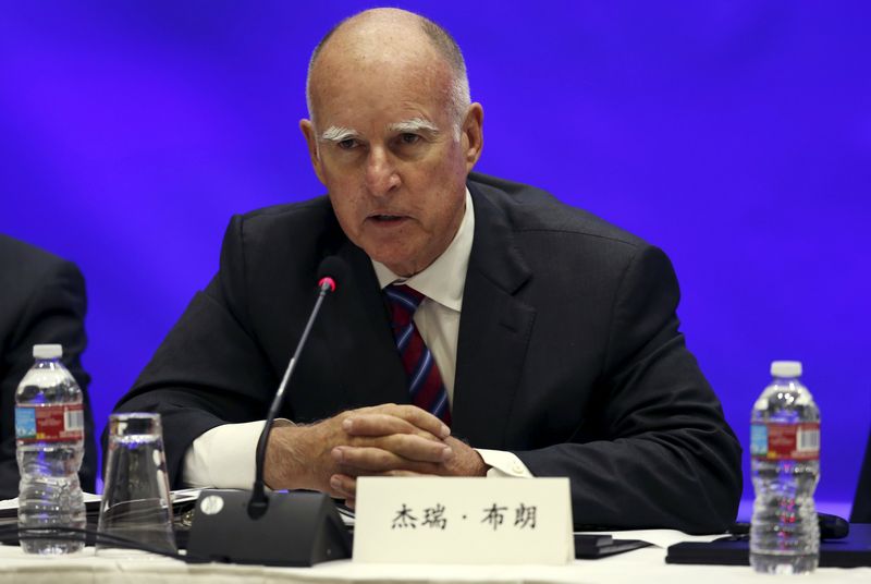 California Governor Jerry Brown speaks at a meeting to discuss clean technology and economic development in Seattle, Washington September 22, 2015. u00e2u20acu201d Reuters pic