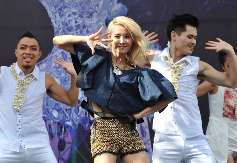 Tsai asked fans to pray for the victims on her social media accounts. — AFP pic