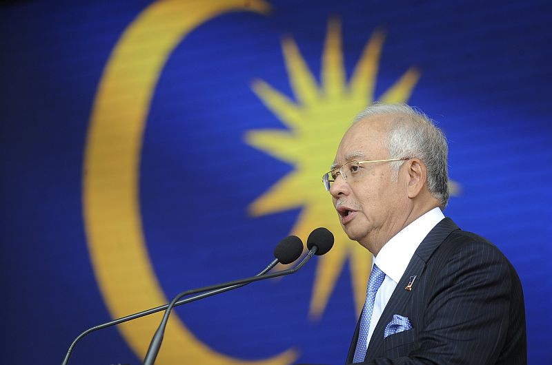 Prime Minister Datuk Seri Najib Razak speaks during a visit to the Expo 2015 global fair in Milan October 3, 2015. u00e2u20acu201d Reuters pic