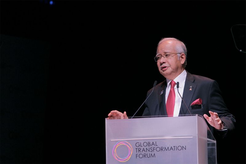 Datuk Seri Najib Razak says the World Economic Forum recently ranked Malaysia as the 18th most-competitive economy and the eighth-most efficient government in the world. u00e2u20acu2022 Picture by Yusof Mat Isa 