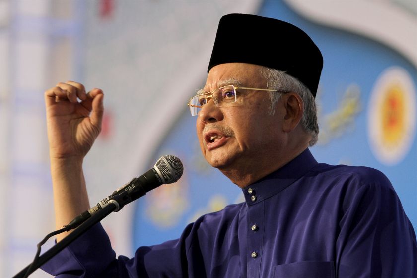 Prime Minister Datuk Seri Najib Tun Razak delivers a speech during Awal Muharram celebrations at the National Mosque , October 14, 2015. u00e2u20acu201d Picture by Yusof Mat Isa