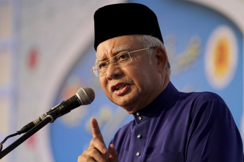 Prime Minister Datuk Seri Najib Tun Razak delivers a speech during Awal Muharram celebrations at the National Mosque , October 14, 2015. u00e2u20acu201d Picture by Yusof Mat Isa