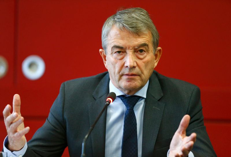 Wolfgang Niersbach, president of the German Football Association (DFB) addresses a news conference at the DFB headquarters in Frankfurt October 22, 2015. u00e2u20acu201d Reuters pic
