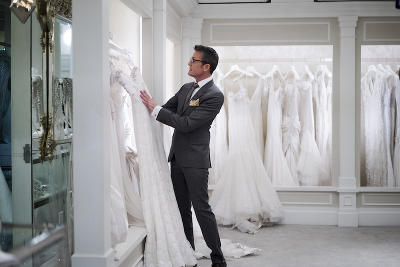 He no longer designs or sells, but in the wedding gown business, Fenoli has become a bit of a rock star. — Picture by Hilary Swift/The New York Times