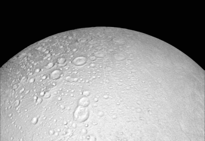 The north pole of Saturn's icy moon Enceladus is seen in an image from NASA's Cassini spacecraft taken October 14, 2015. u00e2u20acu201d Reuters pic