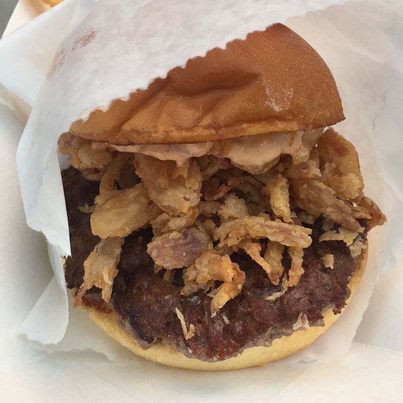 Shake Shack’s Singapore-inspired, sambal-infused burger for Singapore: Inside Out. — TODAY pic