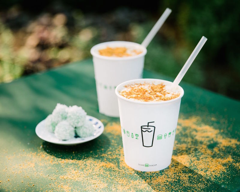 The special ondeh ondeh shake by Shake Shack for Singapore: Inside Out. u00e2u20acu201d TODAY pic