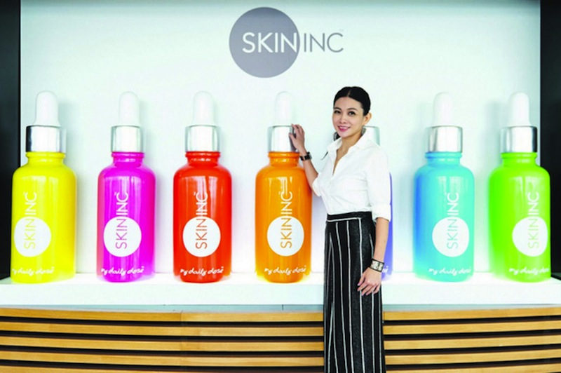 Skin Inc founder Sabrina Tan was inspired to create a customisable skincare label after her experience trying find a more time-efficient and effective skincare regimen. u00e2u20acu201d TODAY pic
