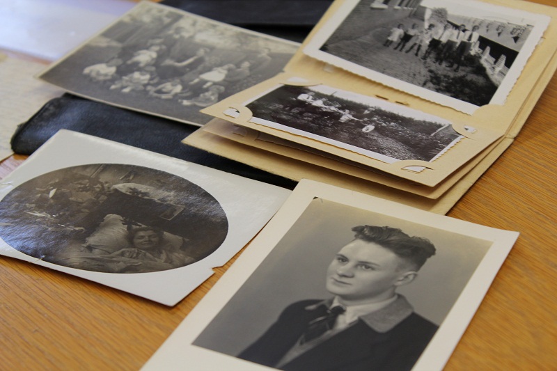 This Handout photo made available by the International Tracing Service (ITS) shows photos of the family of Dutch resistance fighter Peter Will at the office of the ITS on November 4, 2015 in Bad Arolsen, central Germany. u00e2u20acu201d AFP pic