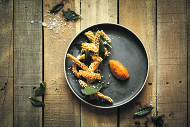 Salt N Pepper Tripe with Caponata Sauce. — TODAY pic