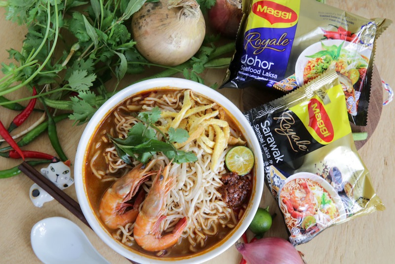 Maggi Royale Sarawak Sambal Laksa and Maggi Royale Johor Seafood Laksa are perfect for when you want a quick fix of either laksas. u00e2u20acu201d Picture by Choo Choy May