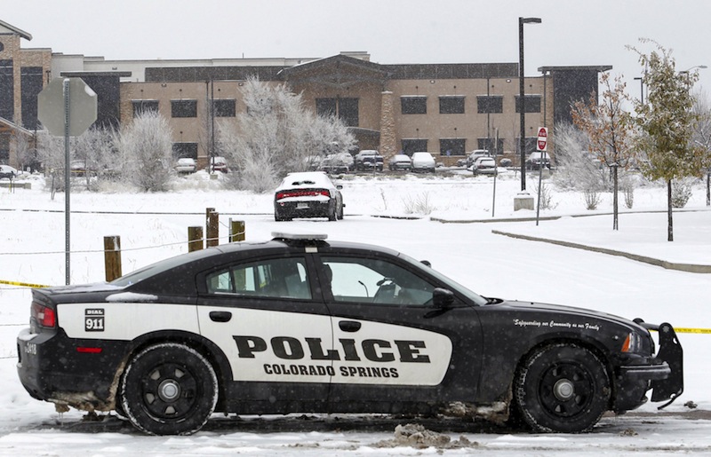 A Colorado Springs Police car blocks the entrance outside the Planned Parenthood clinic a day after a gunman opened fire in Colorado Springs, Colorado November 28, 2015. u00e2u20acu201d Reuters pic