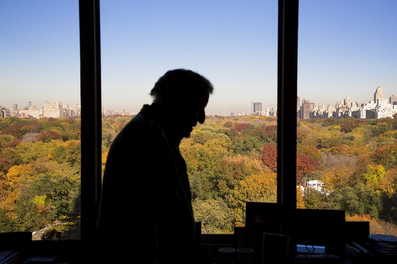 Tony Bennett in his studio overlooking Central Park in New York, November 3, 2015. — Picture by Damon Winter/The New York Times