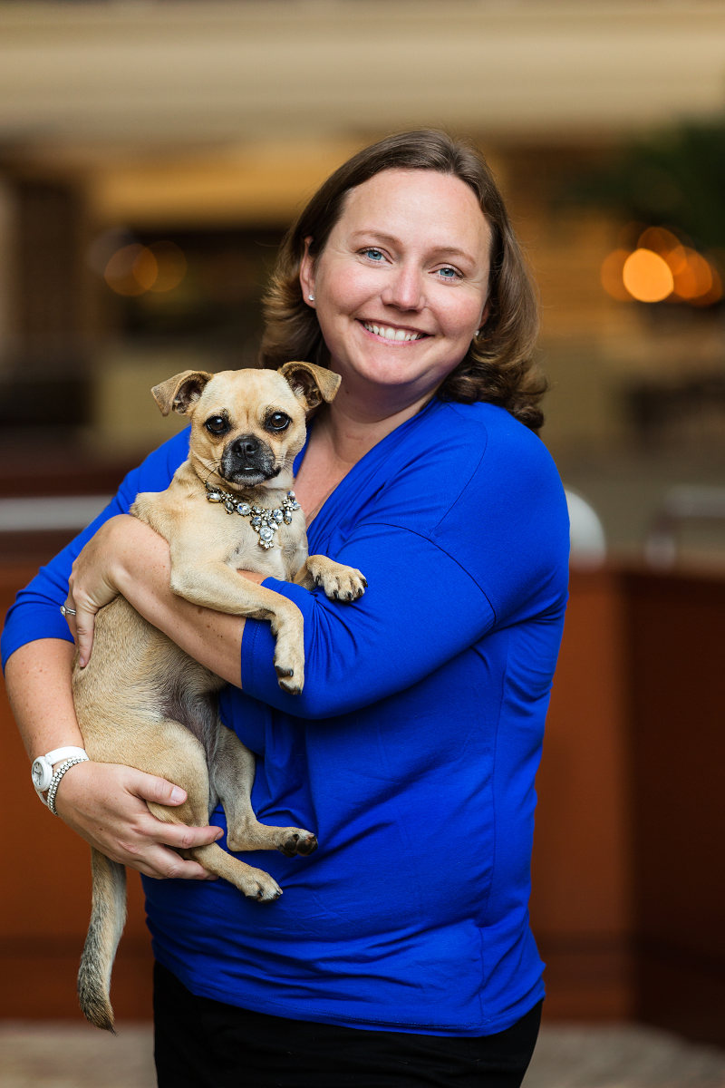 Melissa Halliburton of BringFido.com with Rocco. Halliburton's site is filled with detailed information for pet owners on hotels, restaurants and events across over 14,000 cities in 91 countries. u00e2u20acu201d Handout pic via The New York Times