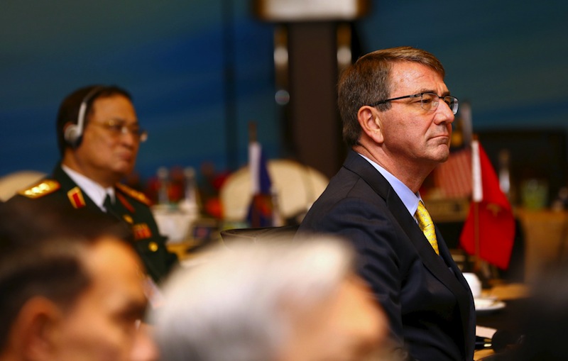 US Secretary of Defence Ashton Carter at the Asean Defence Ministers Meeting in Kuala Lumpur, Malaysia, November 4, 2015. u00e2u20acu201d Reuters pic