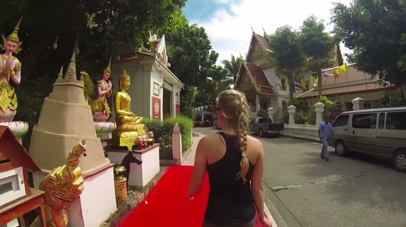 This couple managed to film their backpacking trip across Thailand, Laos, Vietnam, Cambodia, Myanmar, Singapore, Malaysia and Australia.