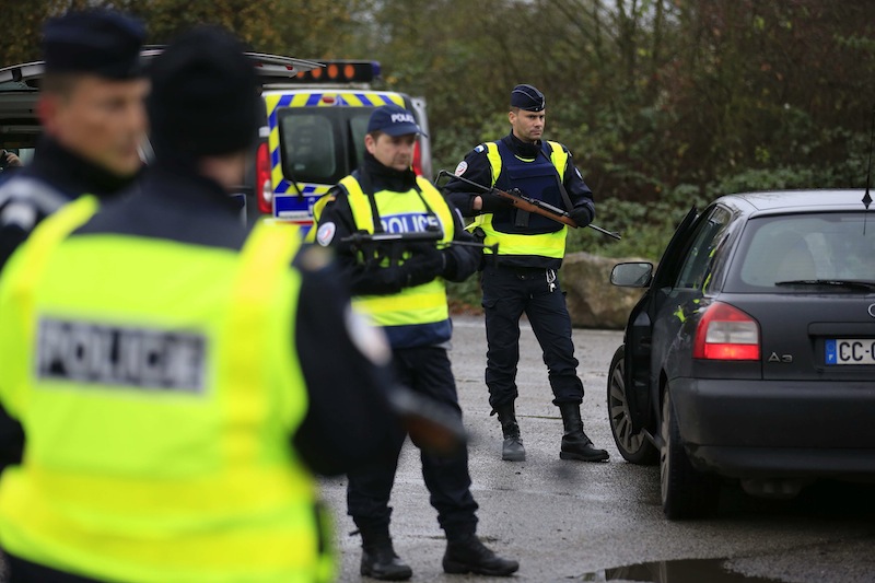 Armed French policemen check vehicles and verify the identity of travellers on the A2 motorway between Paris-Brussels at the former custom station of Saint-Aybert , in France, November 20, 2015. u00e2u20acu201d Reuters pic