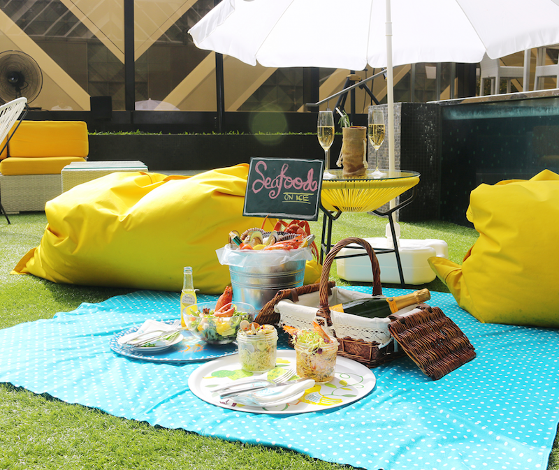At Bar Canary in Grand Park Orchard, you’ll get a sumptuous picnic basket to dine in style. — TODAY pic