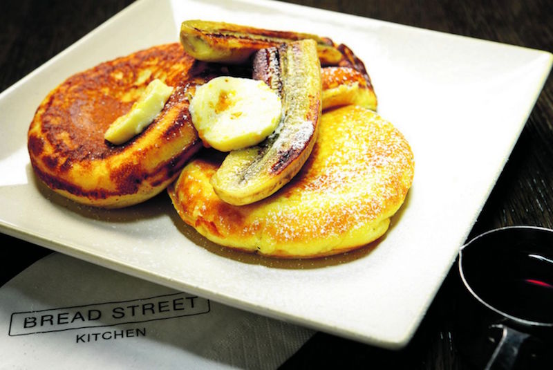 Bread Street Kitchenu00e2u20acu2122s properly fluffy buttermilk pancakes. u00e2u20acu201d TODAY pic