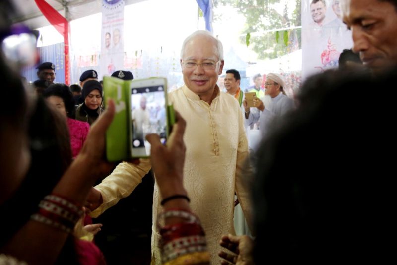 Datuk Seri Najib Razak at the People's Progressive Party Deepavali open houseu00e2u20acu2122 at Little India, Brickfields, Nov 10, 2015. u00e2u20acu2022 Picture by Choo Choy May