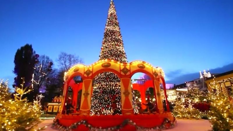 The holiday season is in full swing in Copenhagen, where a festival of lights at an amusement park with 11,000 Christmas trees and hundreds of thousands of lights is making spirits bright. u00e2u20acu2022 Reuters pic
