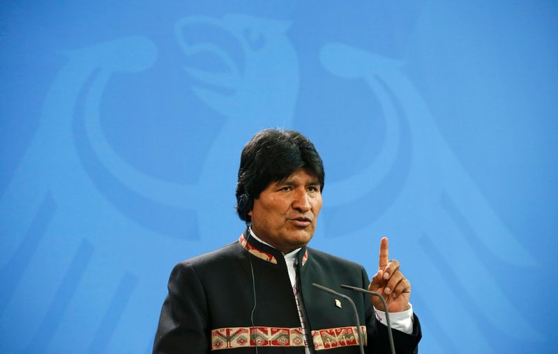 Bolivia's President Evo Morales addresses a news conference at the Chancellery in Berlin, November 4, 2015. u00e2u20acu201d Reuters pic