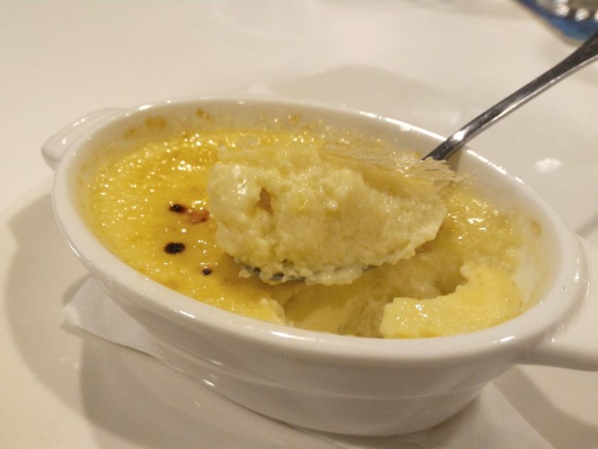 If the food hasn't killed your diet yet, the crème brûlée will deliver the coup de grace — Picture by Alan Wong
