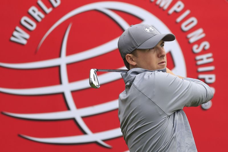 Jordan Spieth of the US tees off on the fourth hole during the pro-am of the WGC-HSBC Champions golf tournament in Shanghai, November 4, 2015. u00e2u20acu201d Reuters pic