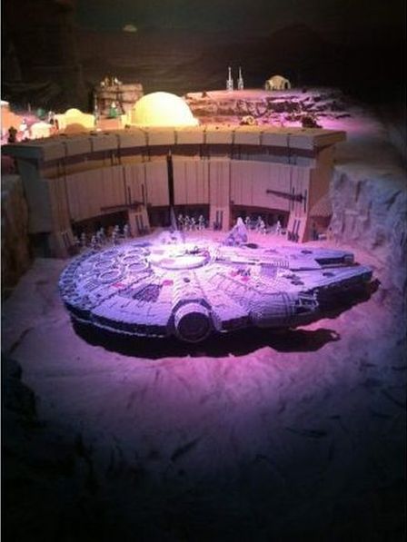 Feel the force and see an impressive brick version of the Millenium Falson at Star Wars Miniland at Legoland Malaysia.